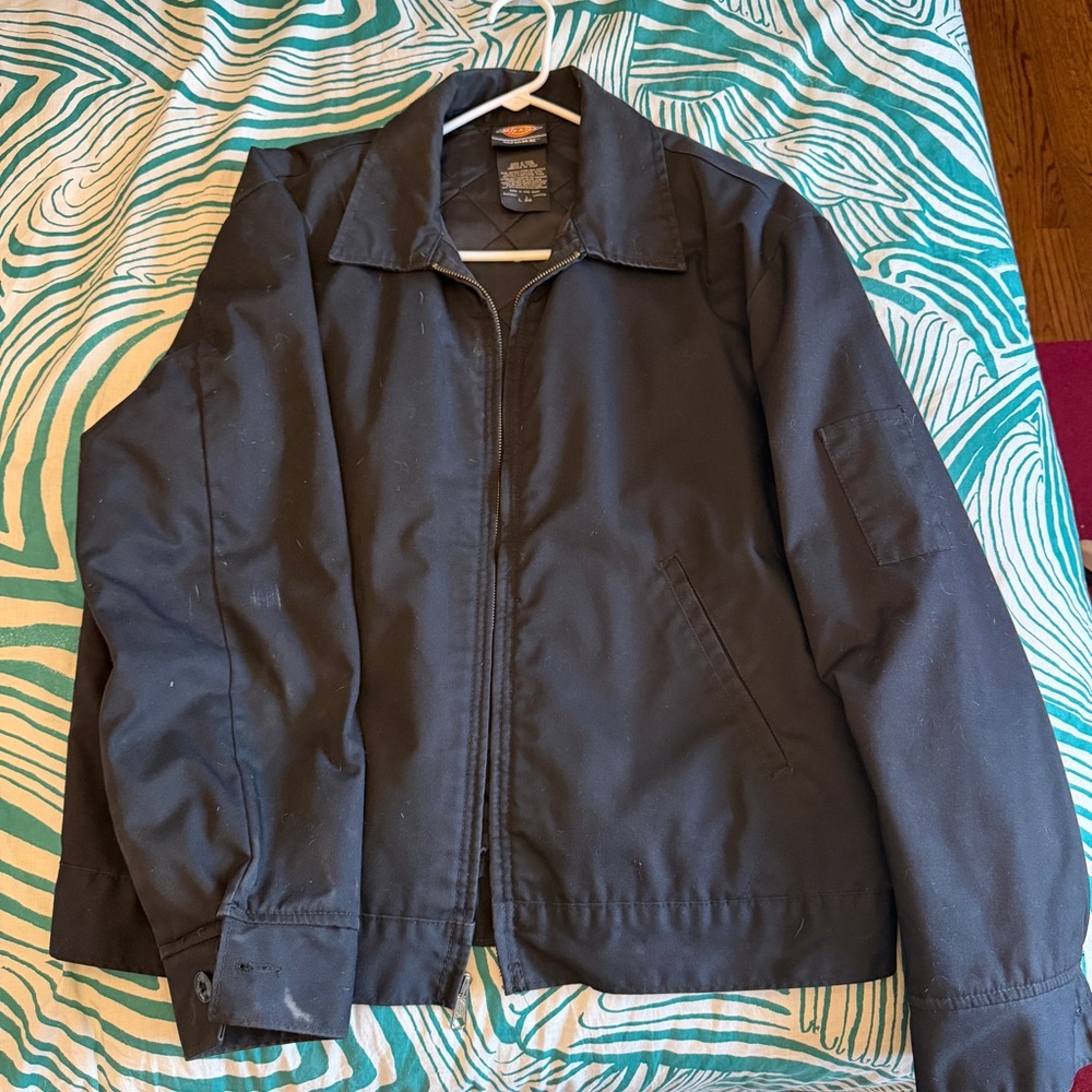 Men's Dickies Black Jacket- Large
